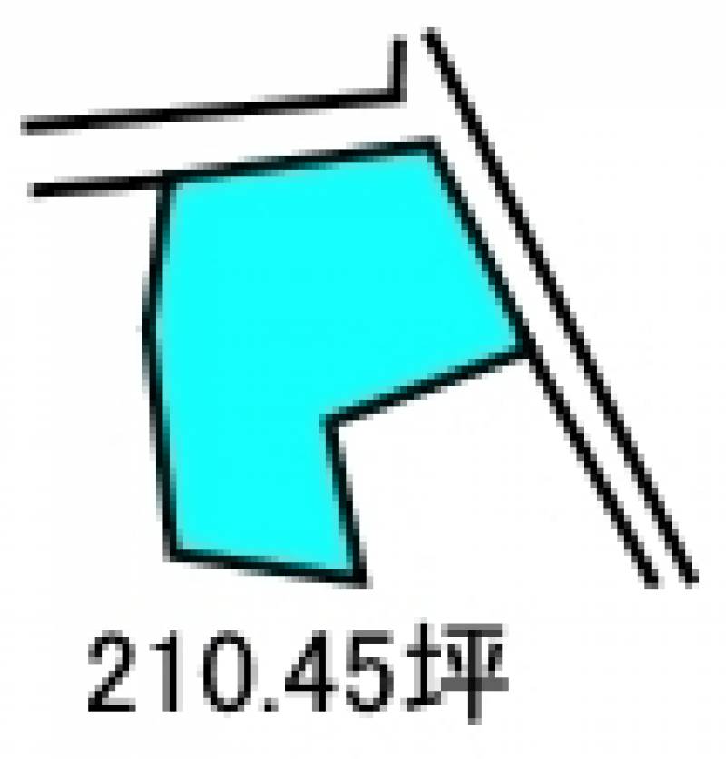 新居浜市中筋町  の区画図