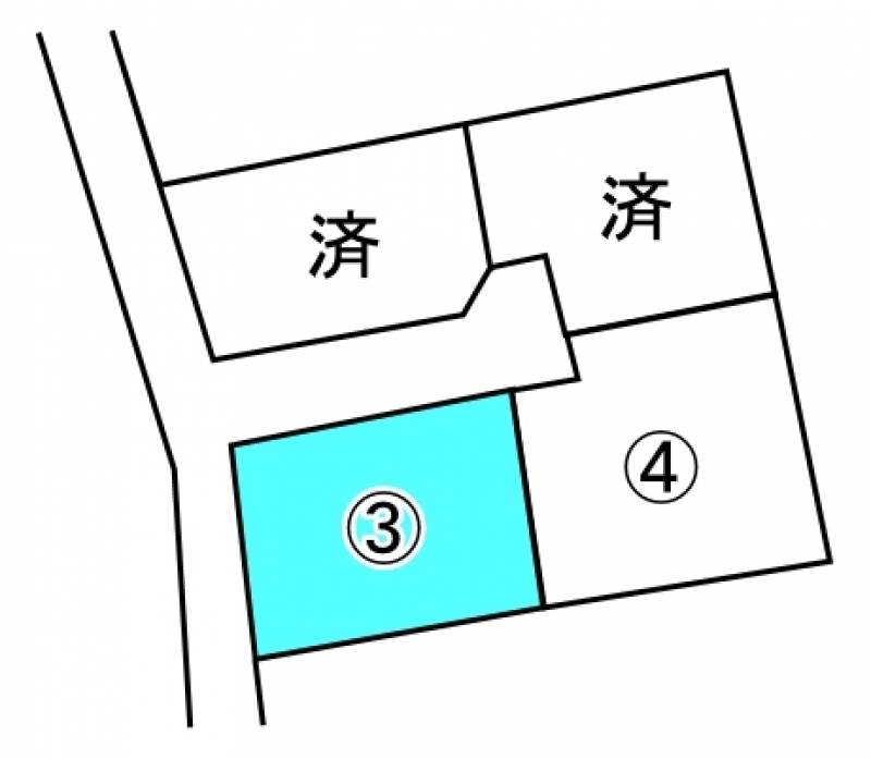 新居浜市庄内町  ④の区画図