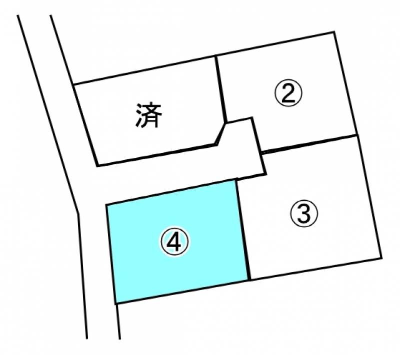 新居浜市庄内町  ③の区画図