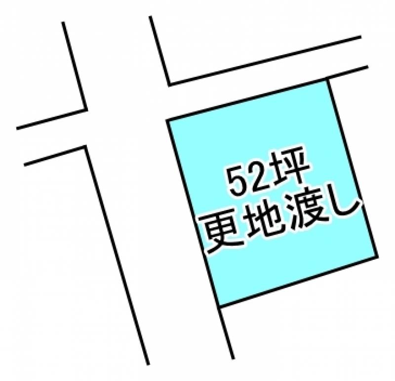 新居浜市田の上  の区画図