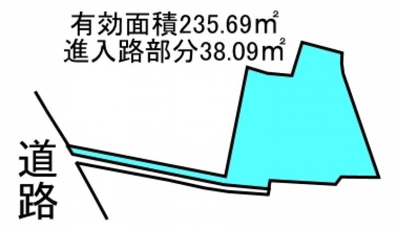 新居浜市船木  の区画図