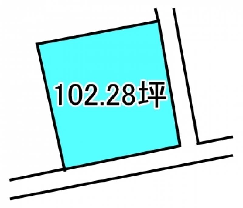 新居浜市田の上  の区画図