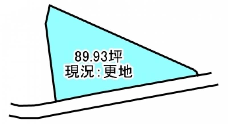 新居浜市中筋町  の区画図