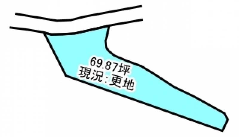 新居浜市中筋町  の区画図