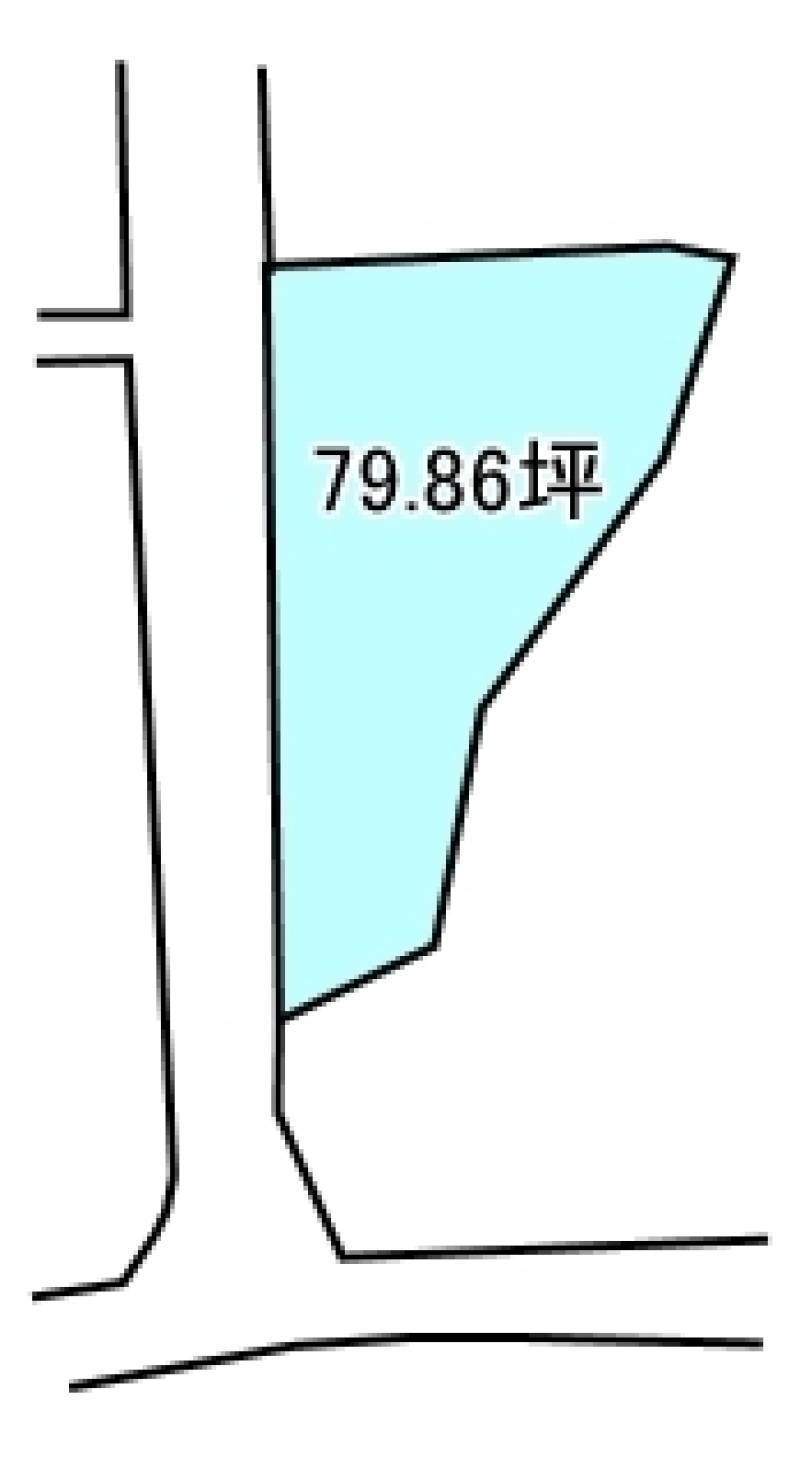 新居浜市中萩町  の区画図