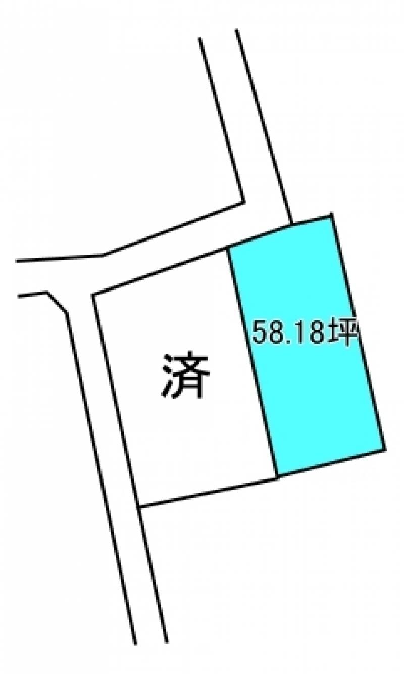 新居浜市庄内町  の区画図