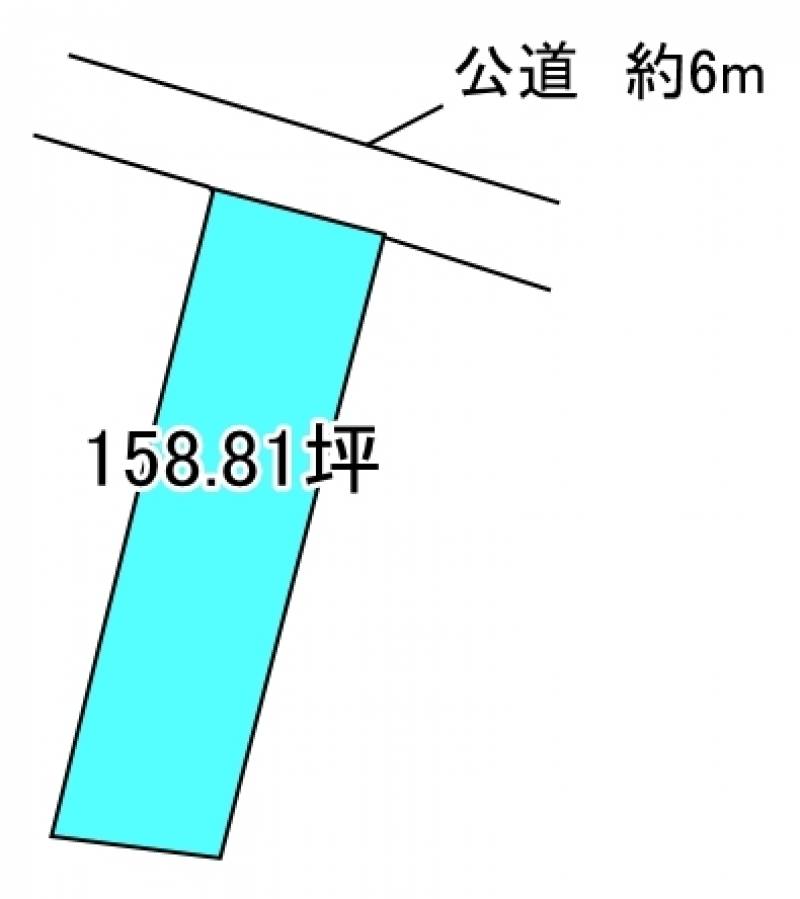 新居浜市船木  の区画図