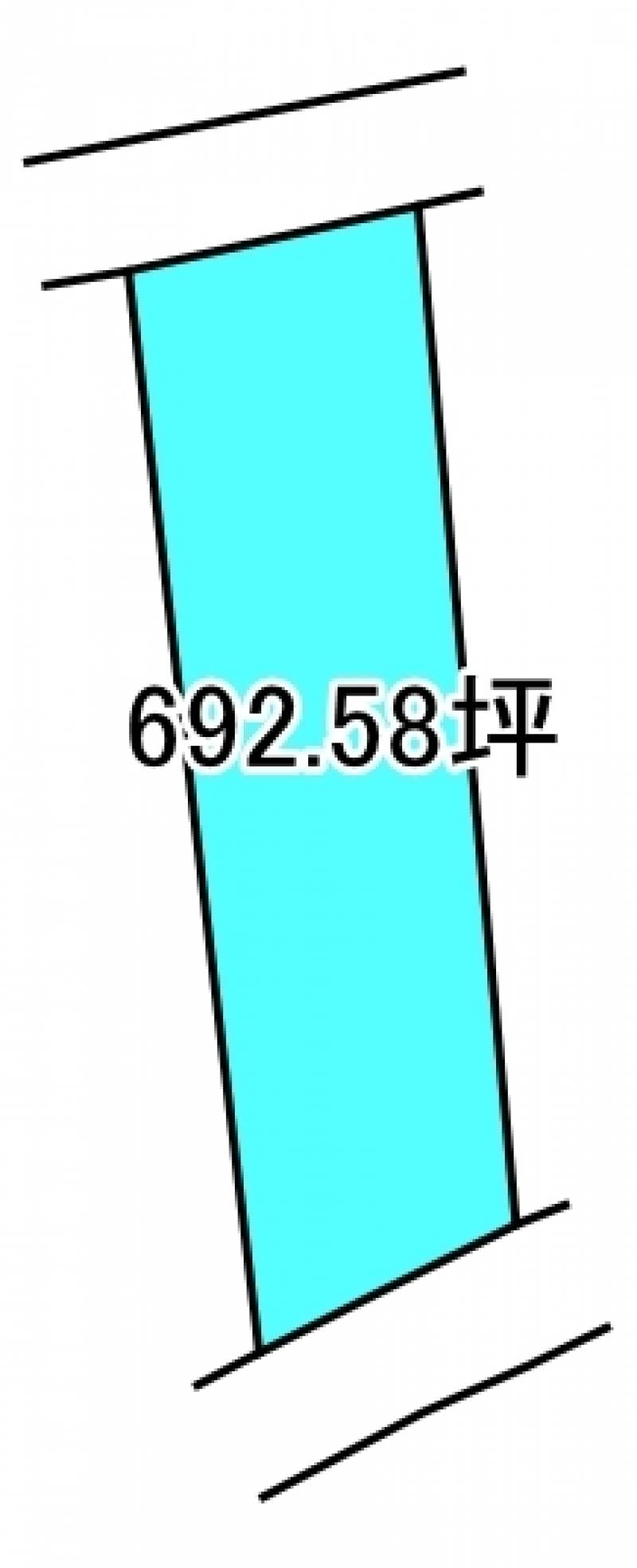 新居浜市多喜浜  の区画図