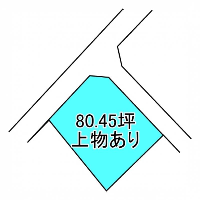 新居浜市船木  の区画図