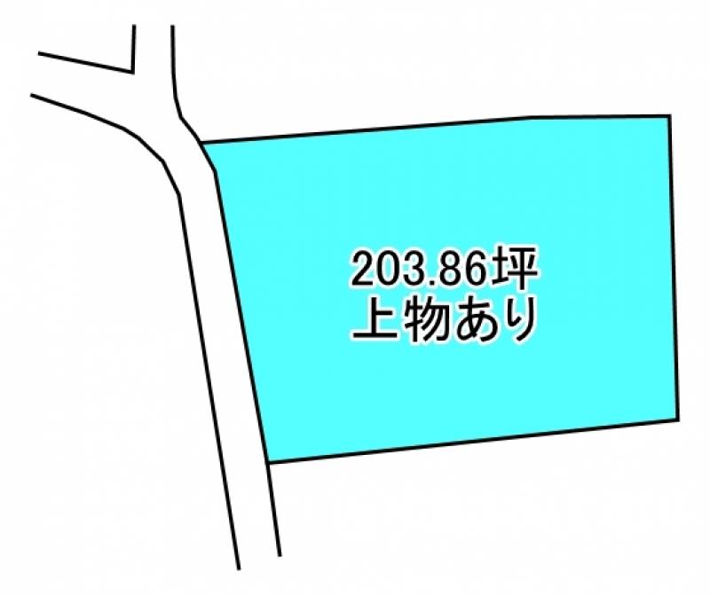 新居浜市船木  の区画図