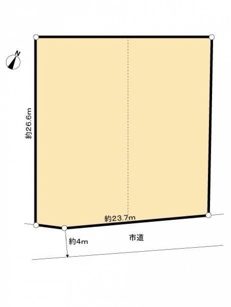 新居浜市垣生  の区画図