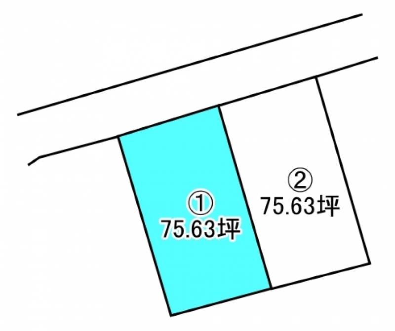 新居浜市郷  ①の区画図