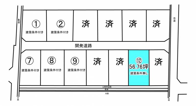 新居浜市宇高町  の区画図