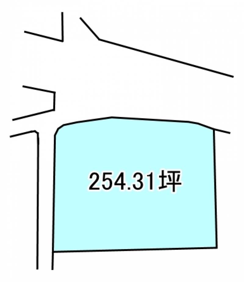 新居浜市船木  の区画図