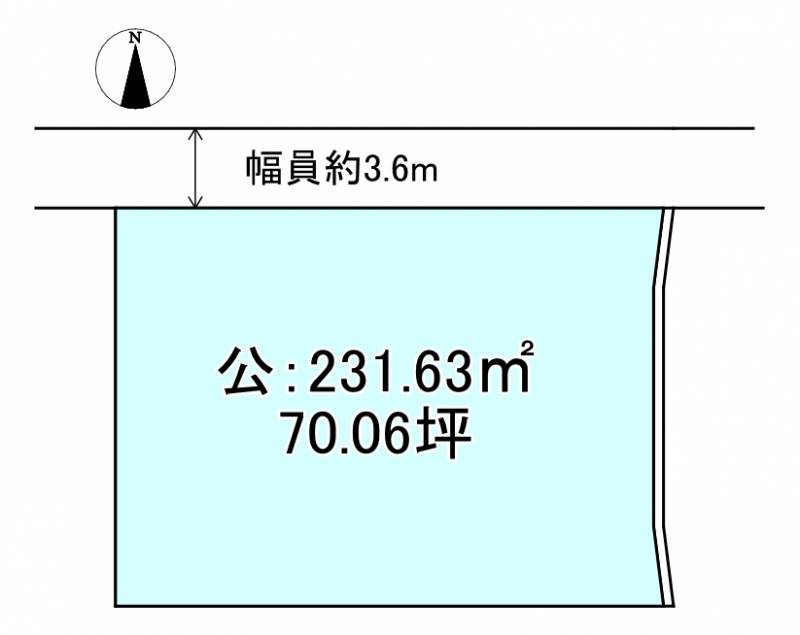 新居浜市横水町  の区画図