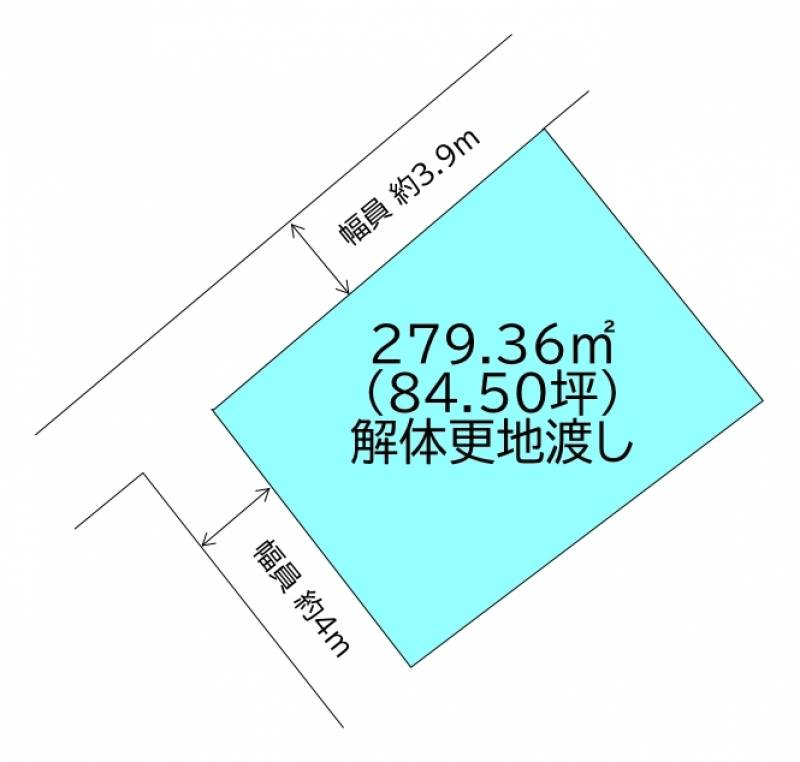 新居浜市松神子  の区画図