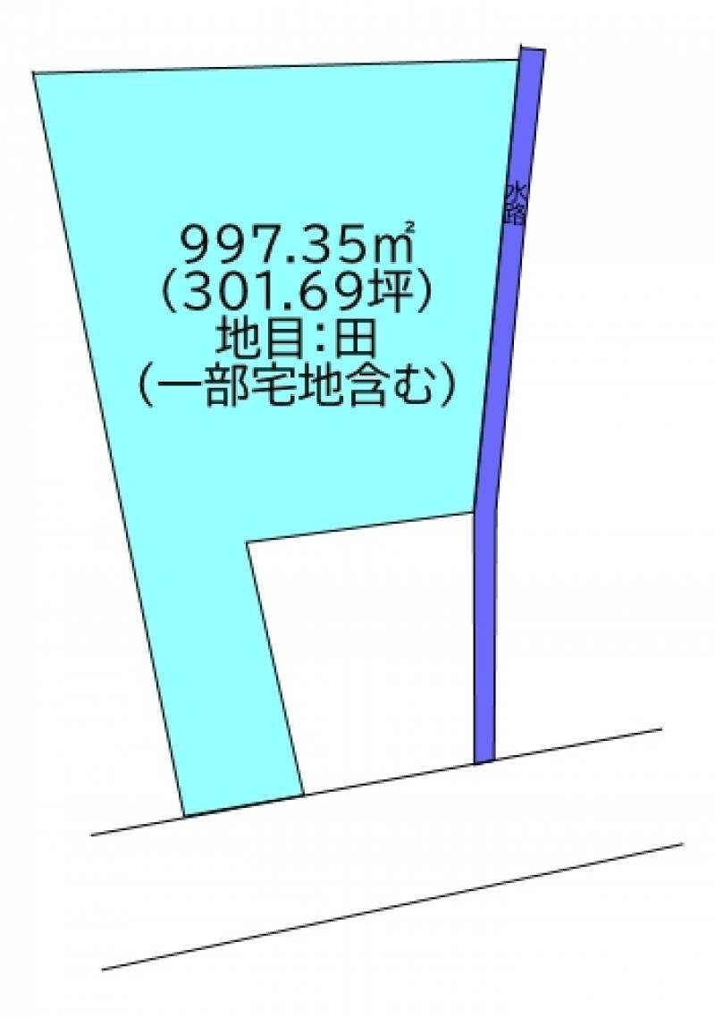 新居浜市中村  の区画図