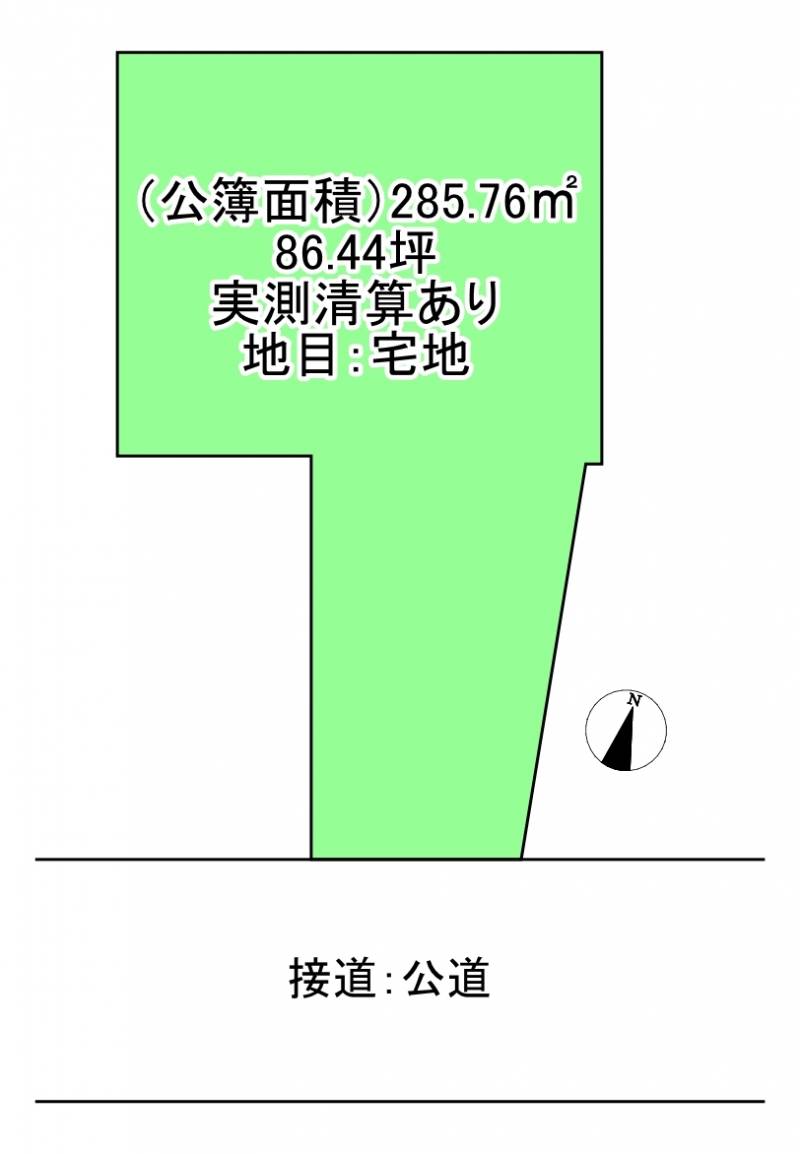 新居浜市坂井町  の区画図