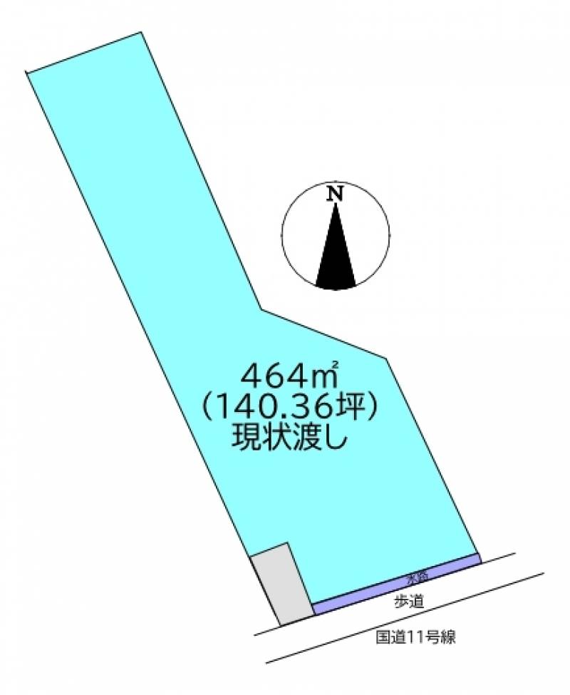 新居浜市大生院  の区画図