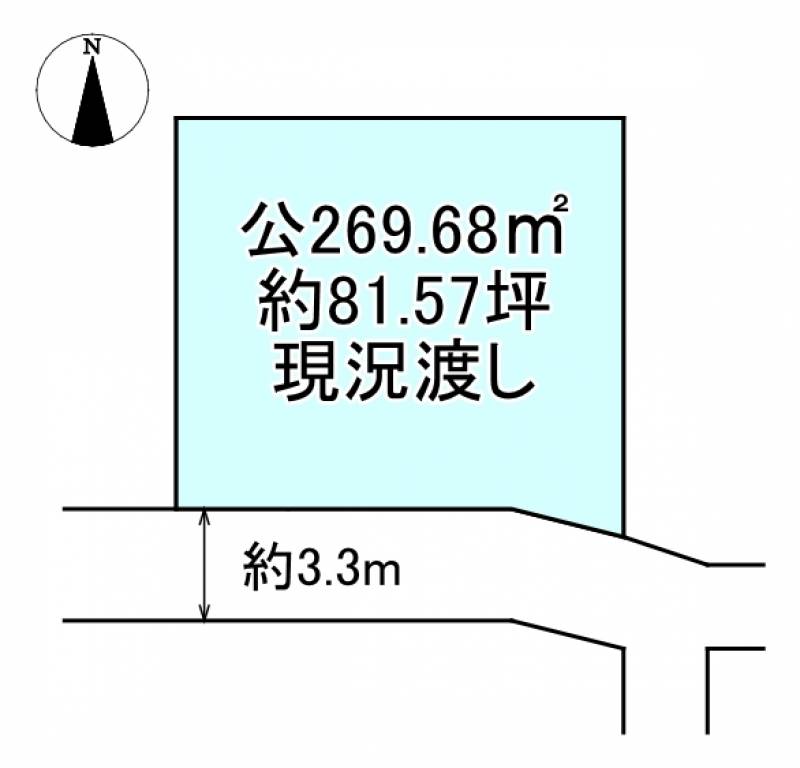 新居浜市下泉町  の区画図