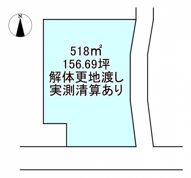 新居浜市東雲町  の区画図