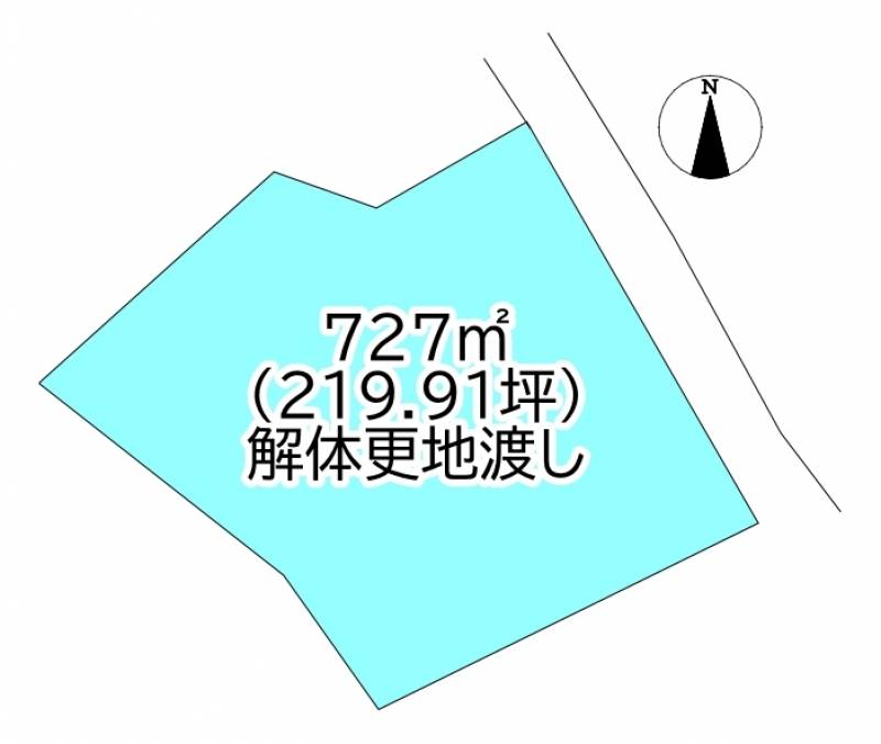 新居浜市大生院  の区画図