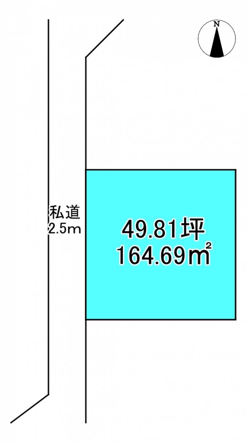 新居浜市城下町  の区画図