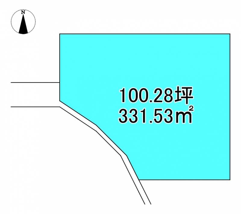 新居浜市中村  の区画図