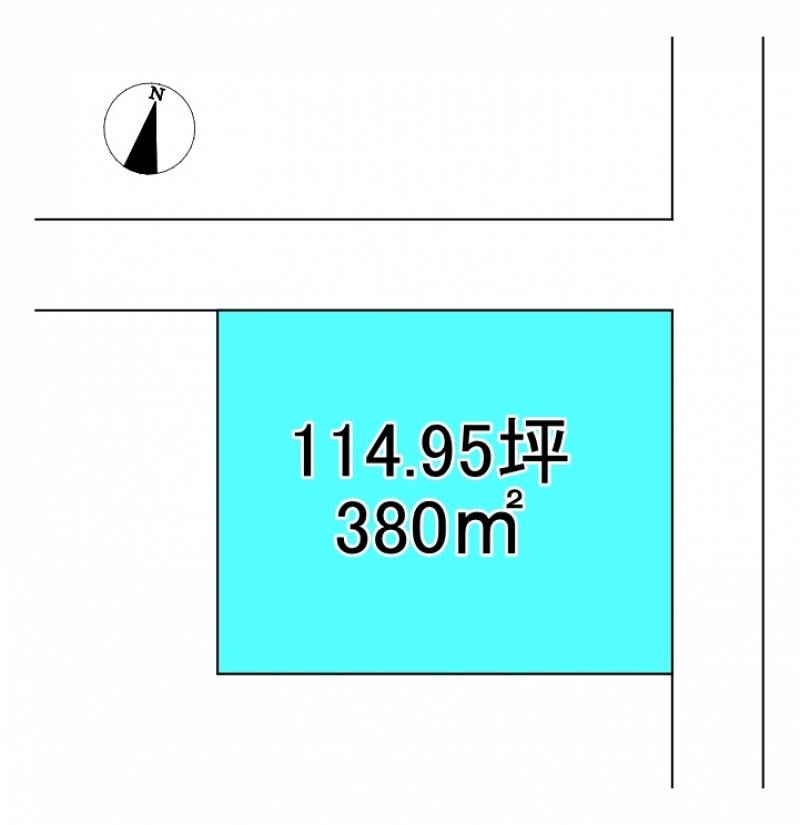 新居浜市中村  の区画図