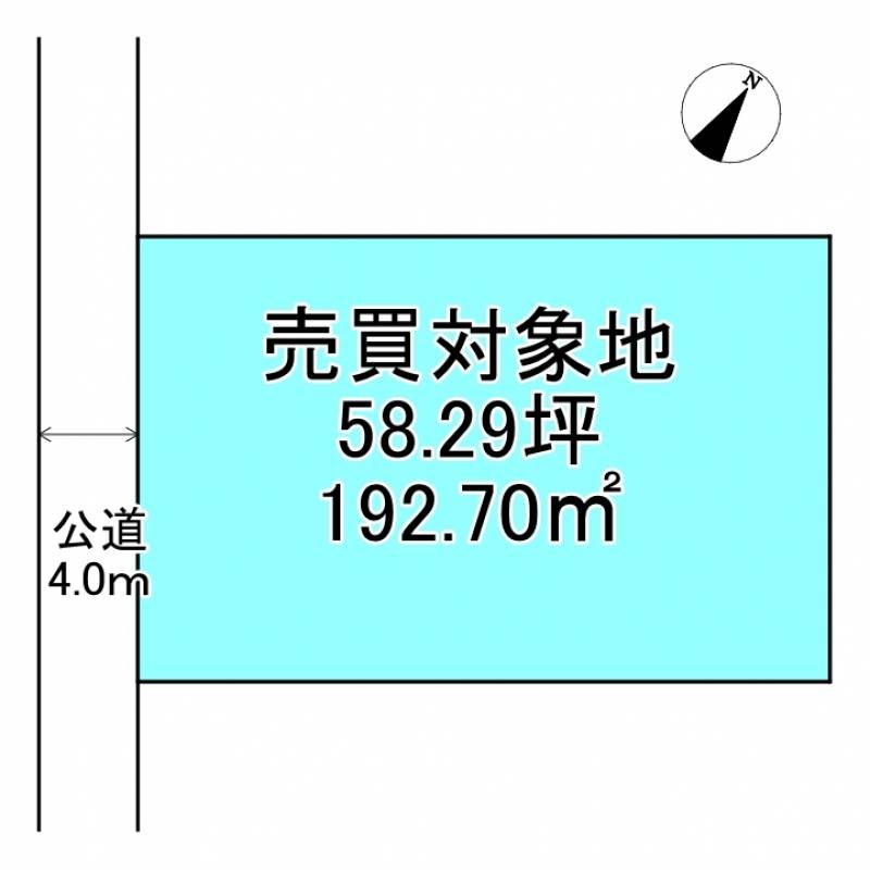 新居浜市八幡  の区画図