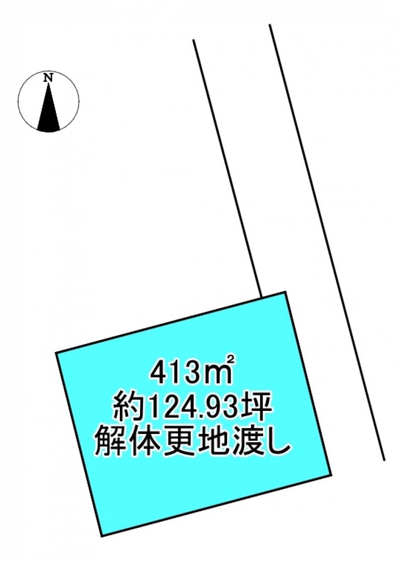 新居浜市政枝町  の区画図