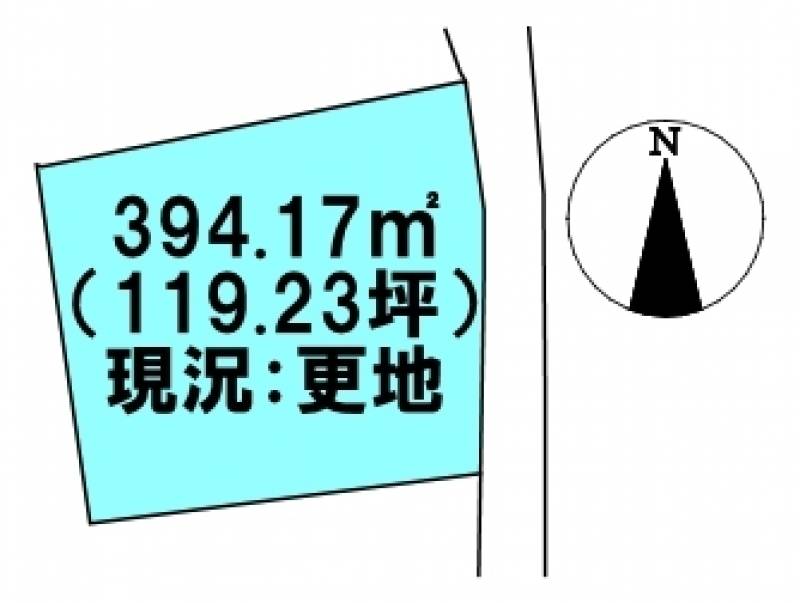 新居浜市本郷  の区画図