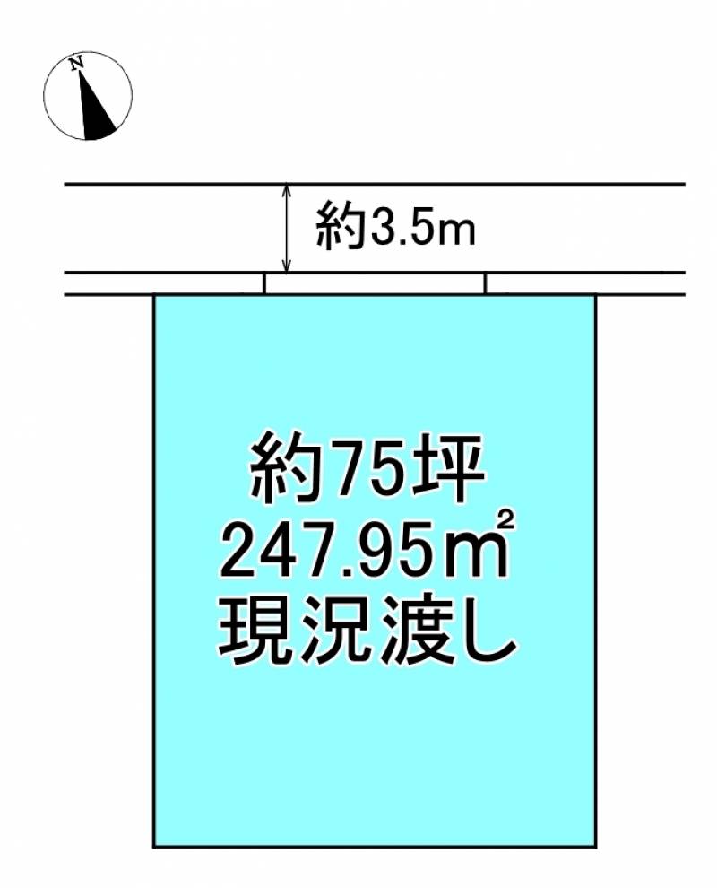 新居浜市清住町  の区画図