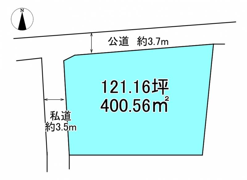 新居浜市船木  の区画図