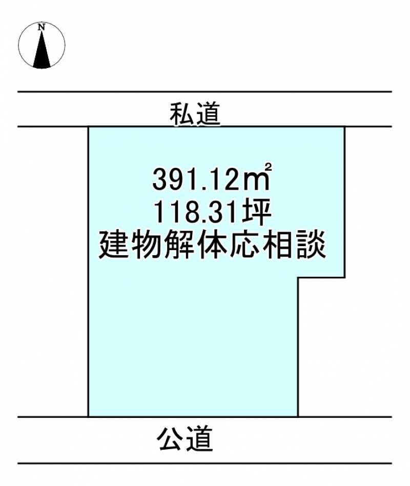 新居浜市新須賀町  の区画図