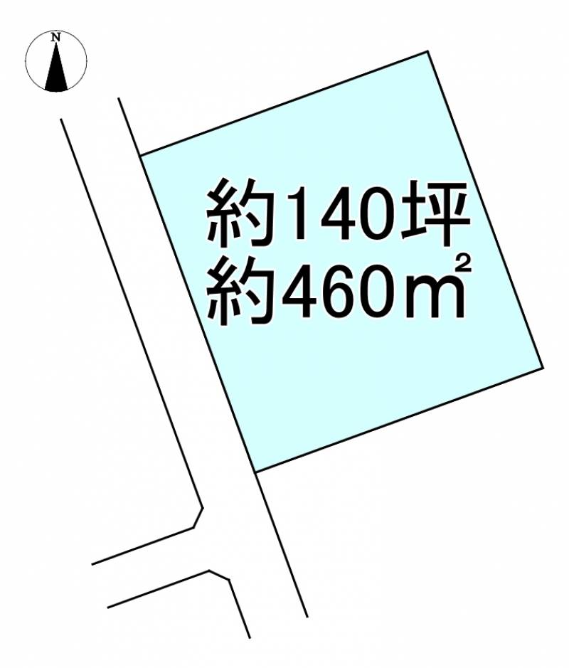 新居浜市平形町  の区画図