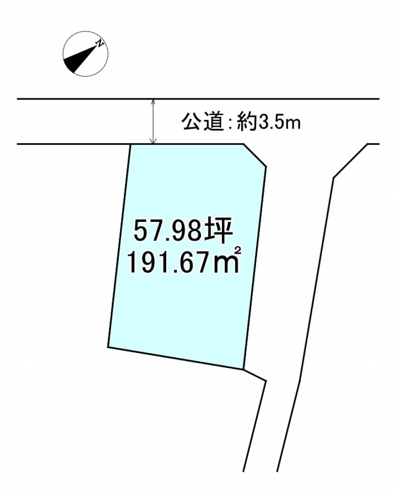 新居浜市八幡  の区画図