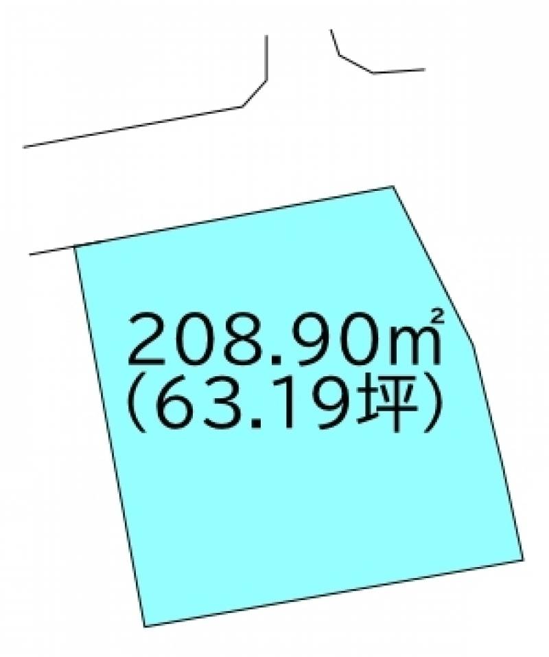 新居浜市山田町  の区画図