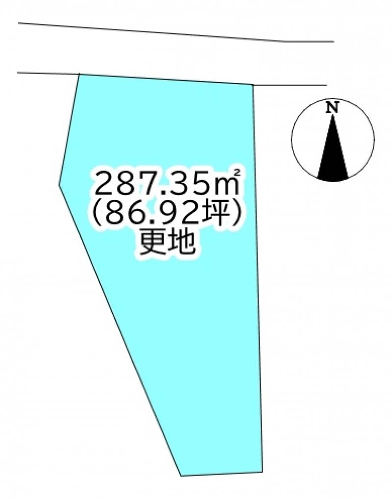 新居浜市本郷  の区画図