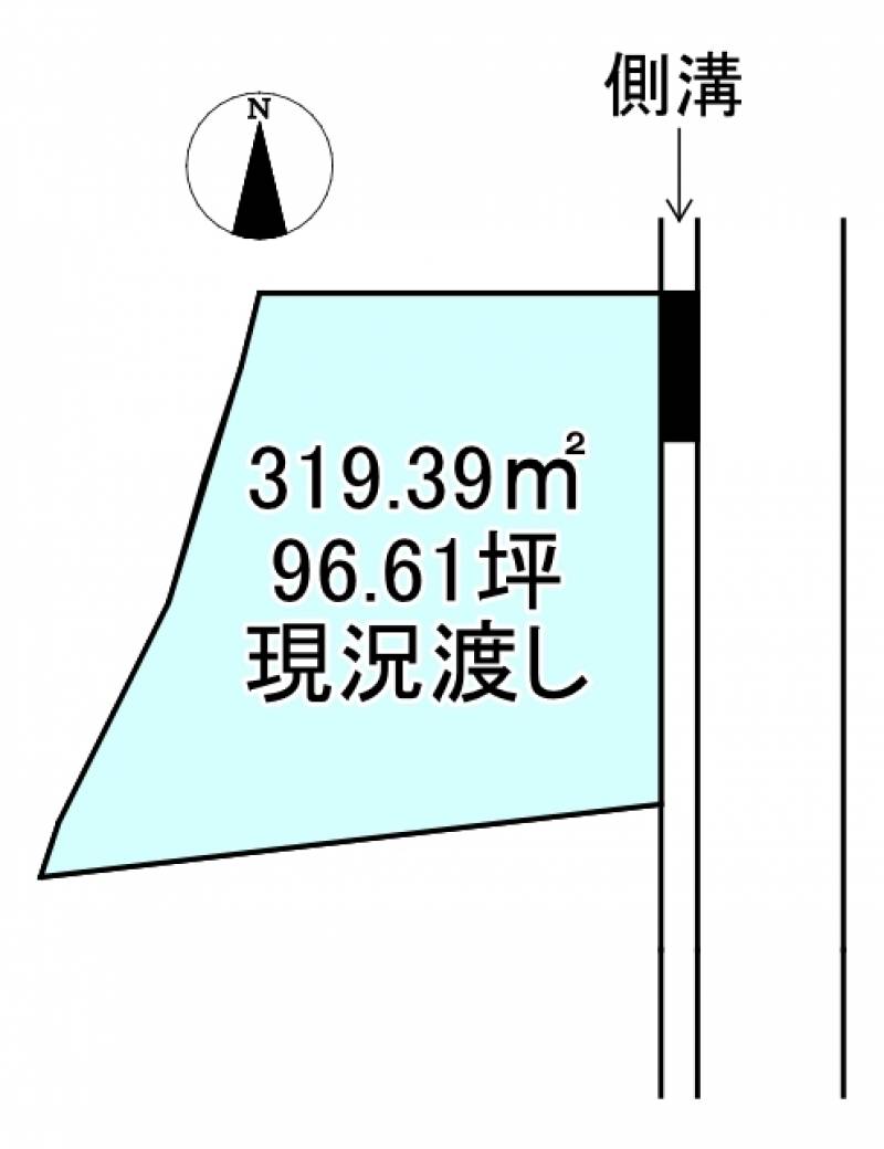 新居浜市萩生  の区画図