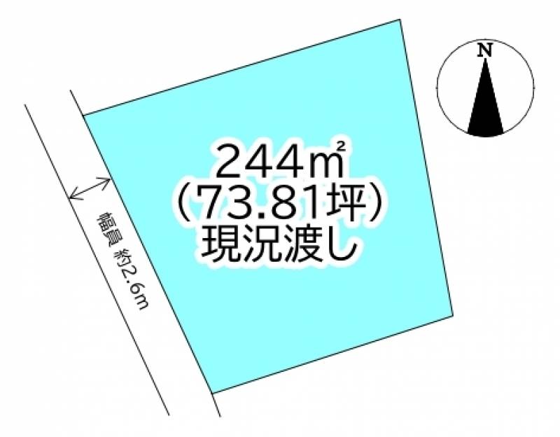 新居浜市大生院  の区画図