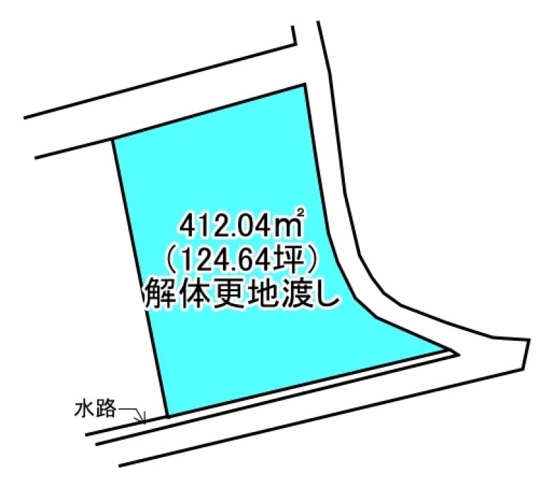 新居浜市政枝町  の区画図