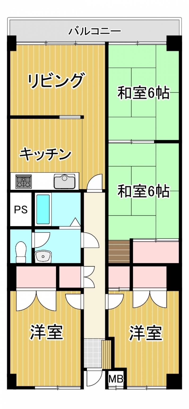 サンシャイン西条 の間取り画像