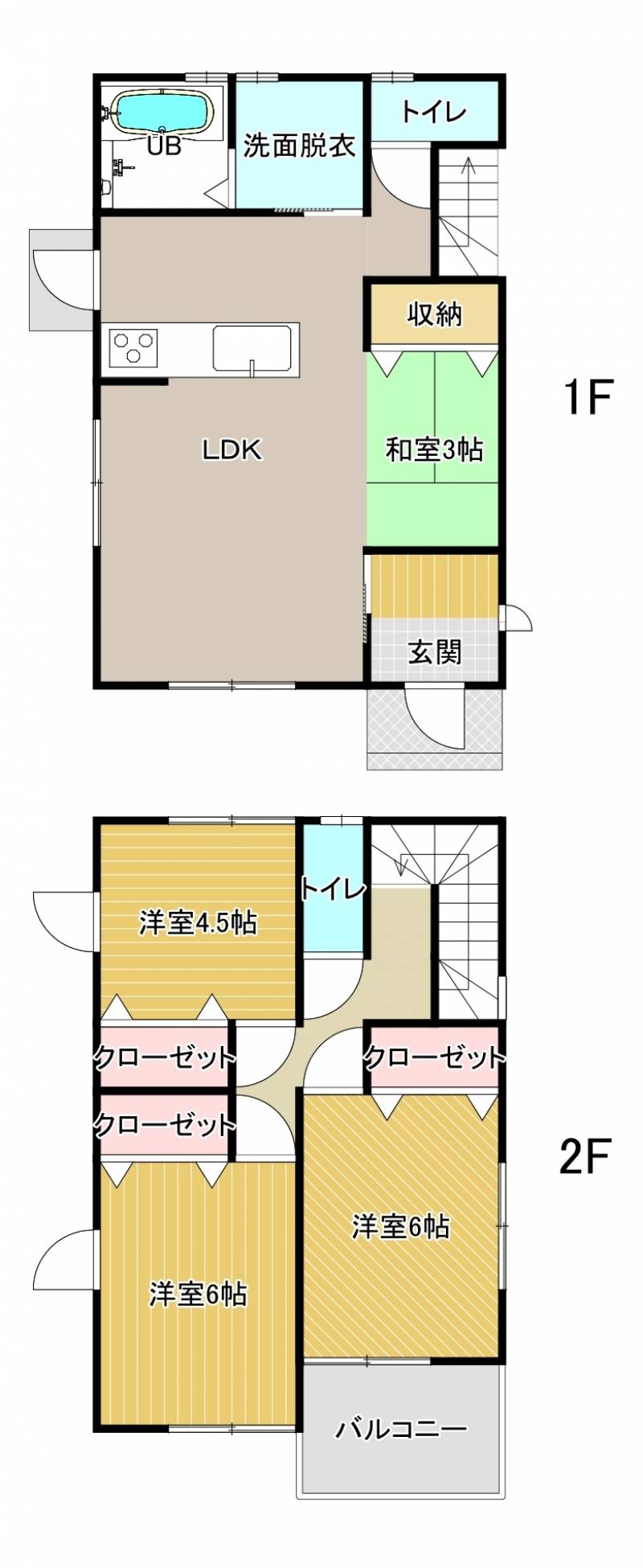 西条市下島山甲 一戸建 の間取り画像