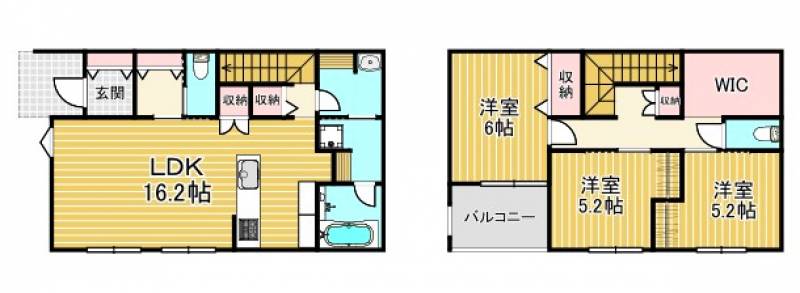 西条市大町 一戸建 2の間取り画像