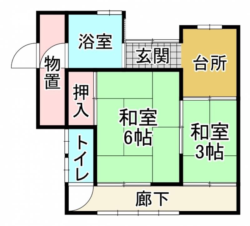 西条市中野甲 一戸建 の間取り画像