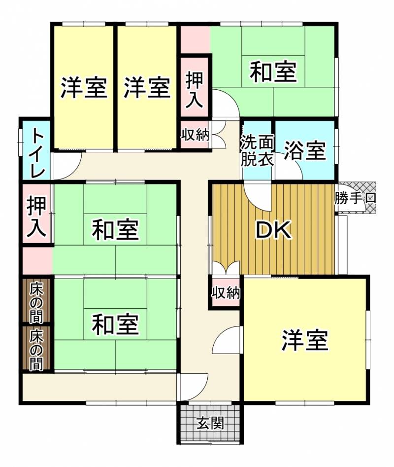 西条市氷見丙 一戸建 の間取り画像