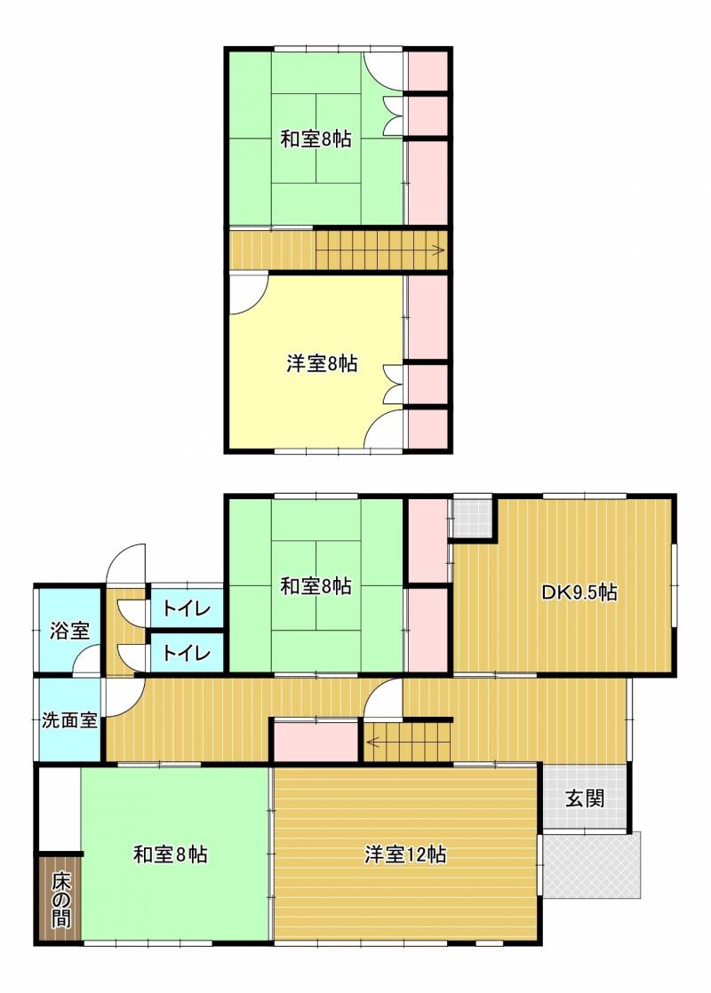 西条市丹原町高松 一戸建 の間取り画像