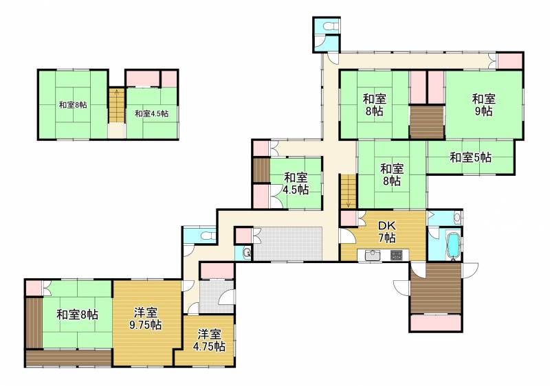 西条市氷見丙 一戸建 の間取り画像