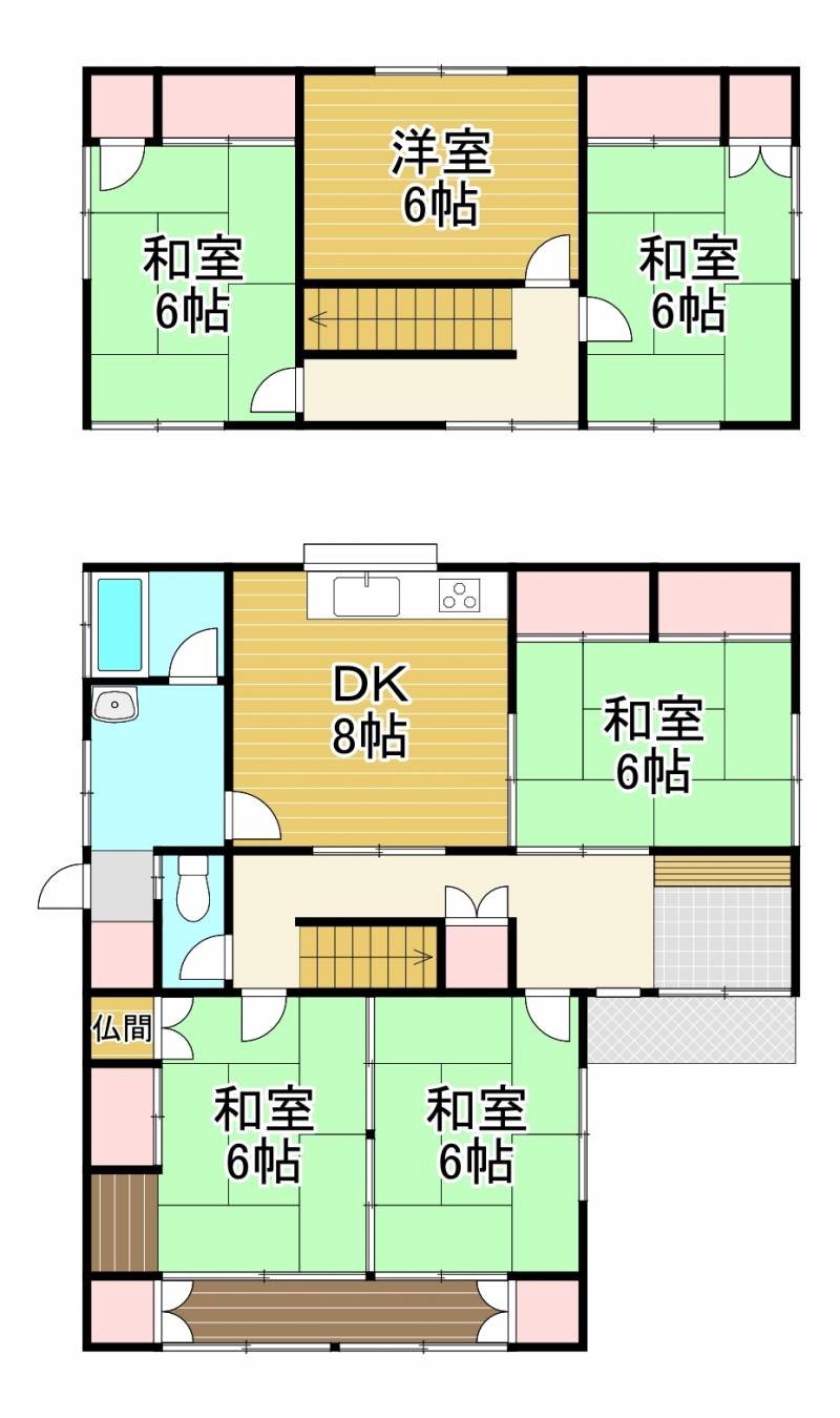 西条市飯岡 一戸建 の間取り画像